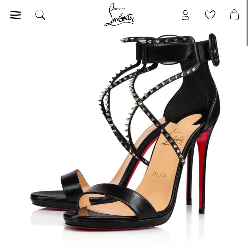 Christian Louboutin Choca Lux 120 mm Strappy Sandals